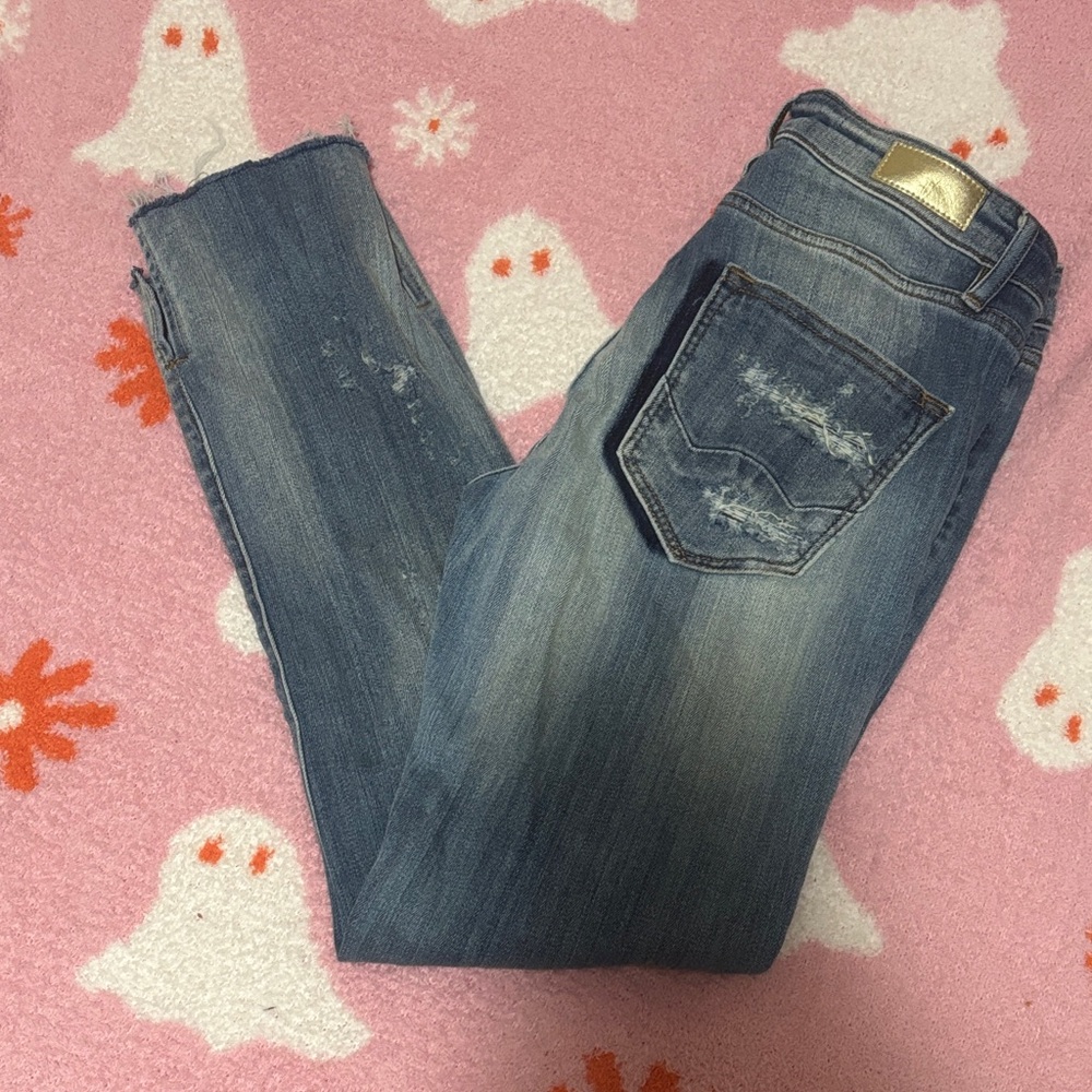 Cult of Individuality Faded Blue Skinny Jeans - Picture 7 of 7